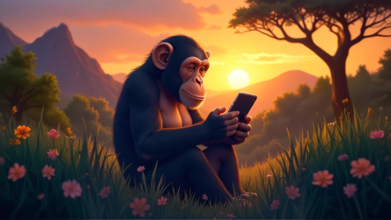 O Chimpanzé e o Smartphone